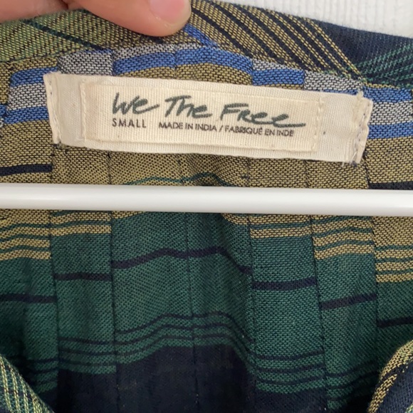 Free People Flannel-Patterned Blouse - Picture 5 of 5